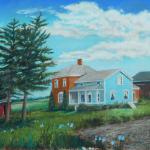 Cook Family Homestead
20" x 25" casein
SOLD